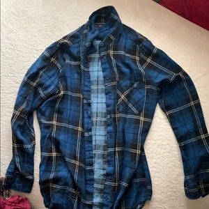 Dark Blue Flannel
